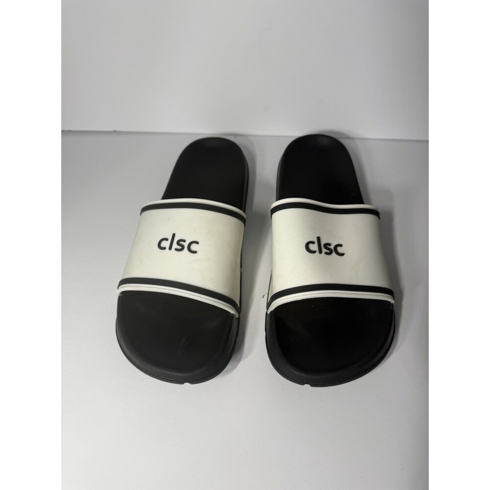 The Clsc Logo Mens Slides White Color Size 12 sandals